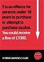 it is an offence for persons under 18 years tp purchase alcohol